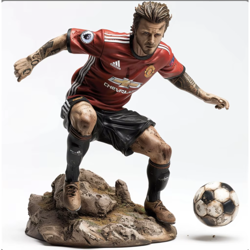 Joueur de footbal avec balon