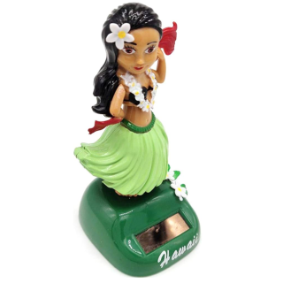 Danseuse Hawaïenne vert