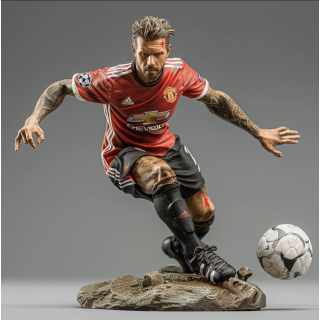 Joueur de footbal avec balon